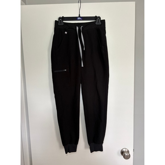 Figs Pants - FIGS Scrub Joggers XS Black Technical Collection Zamora Cargo Pants